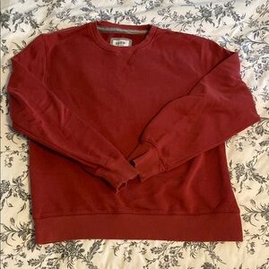 Izod Men's Deep Red Crewneck Sweater